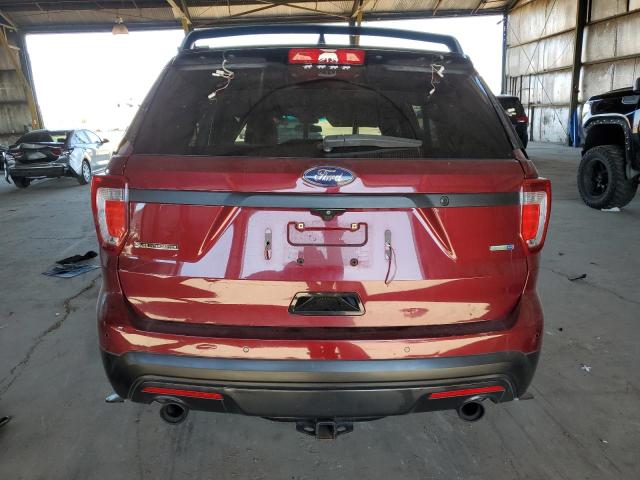 1FM5K8AR4HGB15954 - 2017 FORD EXPLORER POLICE INTERCEPTOR 勃艮第红 照片 6