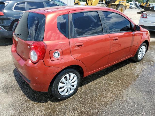 KL1TD66E79B617413 - 2009 CHEVROLET AVEO LS RED photo 3