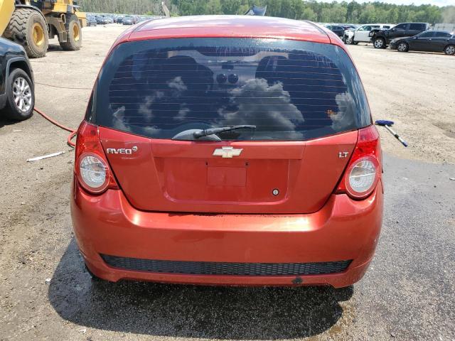 KL1TD66E79B617413 - 2009 CHEVROLET AVEO LS 红色 照片 6