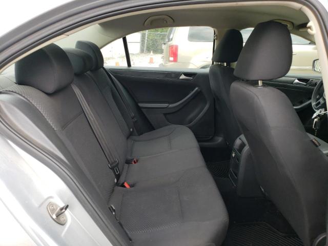 3VW2K7AJ4EM332978 - 2014 VOLKSWAGEN JETTA BASE Gris photo 10