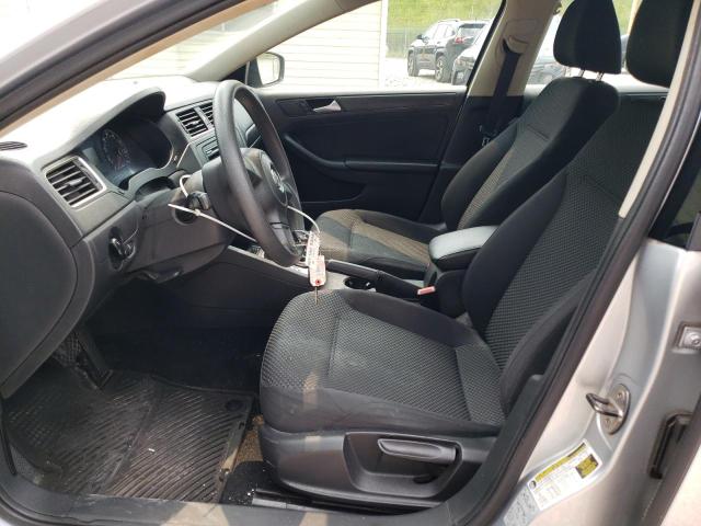 3VW2K7AJ4EM332978 - 2014 VOLKSWAGEN JETTA BASE Gris photo 7