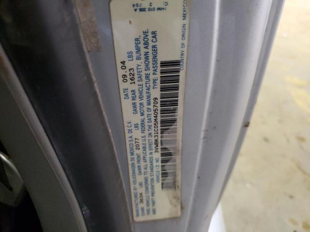 3VWBK31C05M405709 - 2005 VOLKSWAGEN NEW BEETLE GL 银色 照片 12