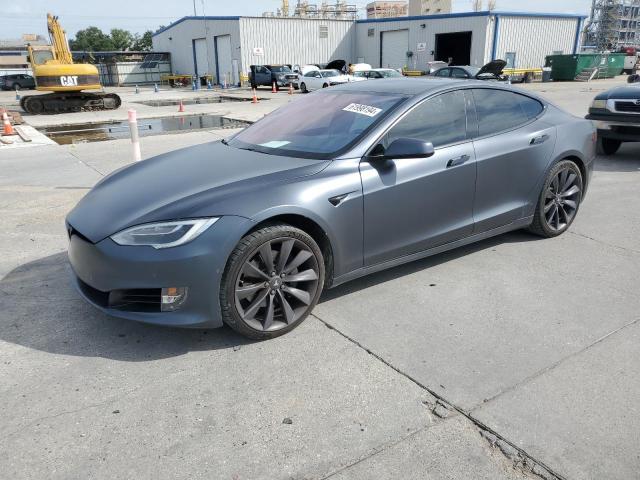5YJSA1E29HF213466 - 2017 TESLA MODEL S GRAY photo 1