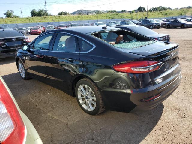 3FA6P0SU7KR252343 - 2019 FORD FUSION TITANIUM BLACK photo 2