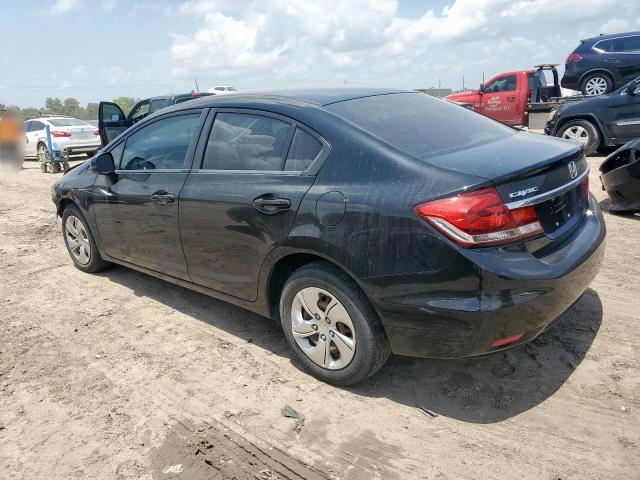 2HGFB2F52DH570135 - 2013 HONDA CIVIC LX BLACK photo 2