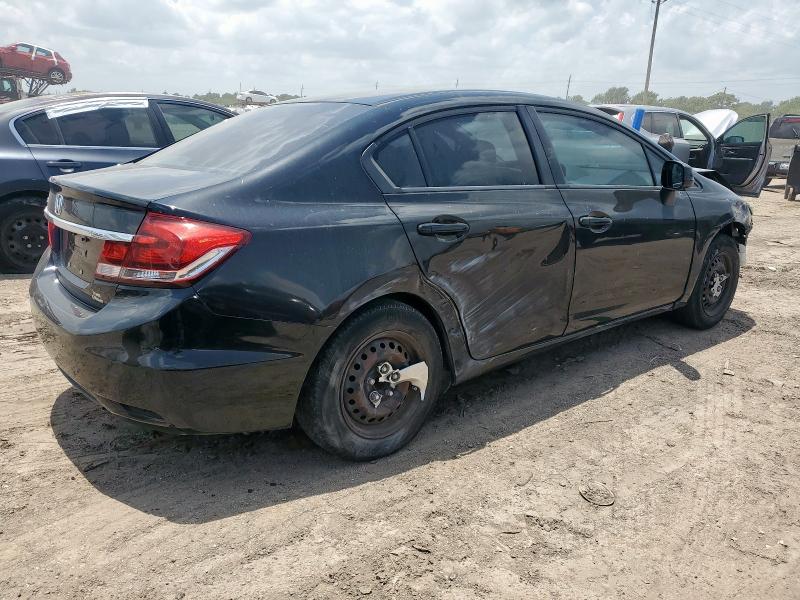 2HGFB2F52DH570135 - 2013 HONDA CIVIC LX BLACK photo 3