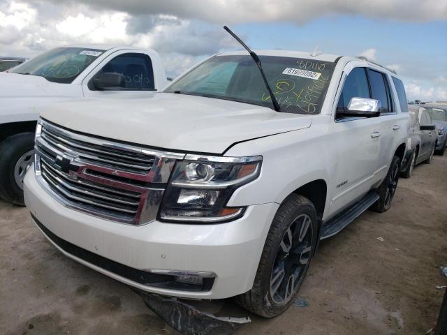 1GNSKCKC0JR384197 - 2018 CHEVROLET TAHOE K1500 PREMIER WHITE photo 2