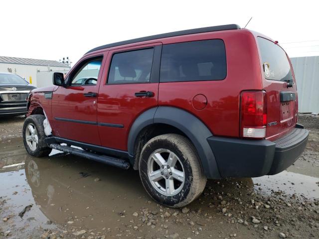 1D8GU28K87W503739 - 2007 DODGE NITRO SXT RED photo 2