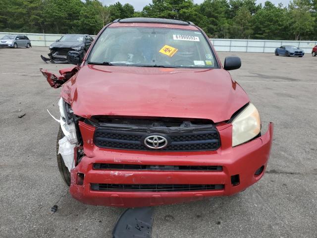 JTMBD33V785195924 - 2008 TOYOTA RAV4 RED photo 5