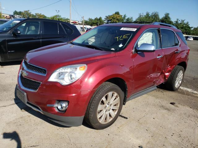 2CNFLGE54B6422180 - 2011 CHEVROLET EQUINOX LTZ BURGUNDY photo 1