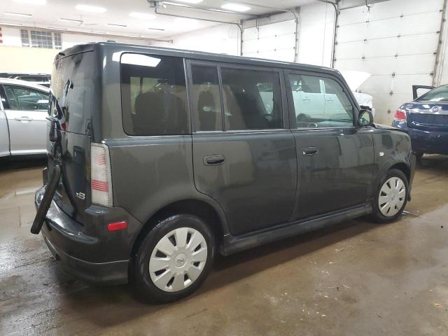 JTLKT324564120318 - 2006 TOYOTA SCION XB CHARCOAL photo 3
