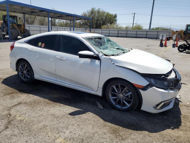 19XFC1F77KE006688 - 2019 HONDA CIVIC EXL WHITE photo 4