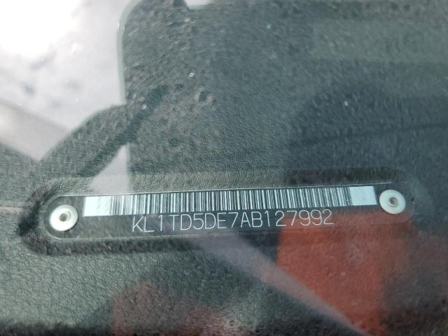 KL1TD5DE7AB127992 - 2010 CHEVROLET AVEO LS 白色 照片 12