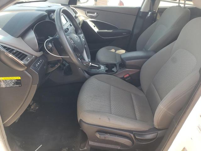 5NMZTDLBXJH106055 - 2018 HYUNDAI SANTA FE S WHITE photo 7