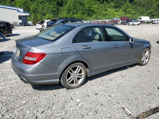 WDDGF8BB1CF899856 - 2012 MERCEDES-BENZ C 300 4MATIC GRAY photo 3