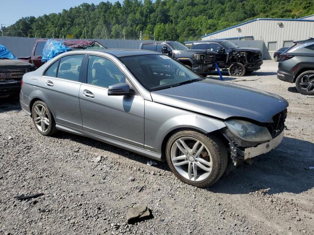 WDDGF8BB1CF899856 - 2012 MERCEDES-BENZ C 300 4MATIC GRAY photo 4
