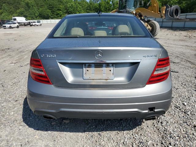 WDDGF8BB1CF899856 - 2012 MERCEDES-BENZ C 300 4MATIC GRAY photo 6