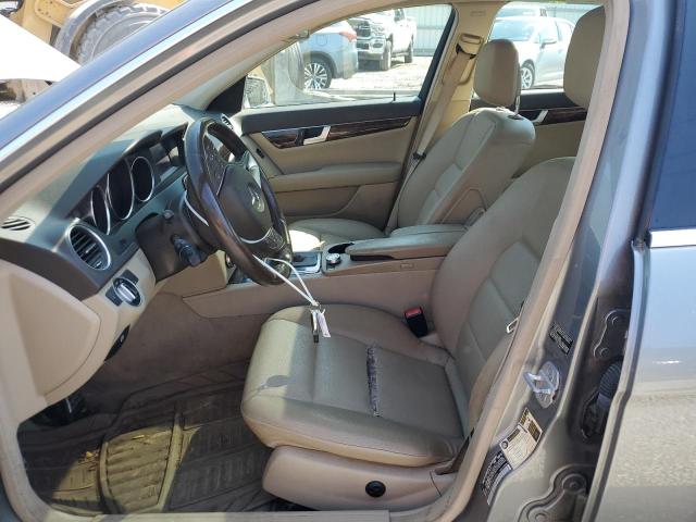 WDDGF8BB1CF899856 - 2012 MERCEDES-BENZ C 300 4MATIC GRAY photo 7