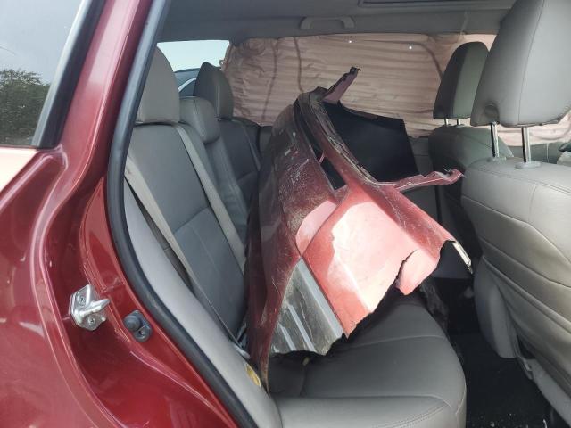 JF2SHAGC1BH742825 - 2011 SUBARU FORESTER TOURING RED photo 10