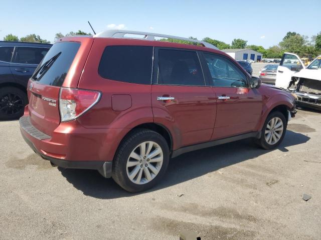 JF2SHAGC1BH742825 - 2011 SUBARU FORESTER TOURING RED photo 3