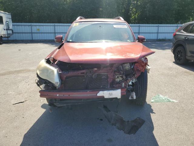 JF2SHAGC1BH742825 - 2011 SUBARU FORESTER TOURING RED photo 5