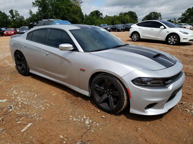 2C3CDXGJXKH687063 - 2019 DODGE CHARGER SCAT PACK SILVER photo 4