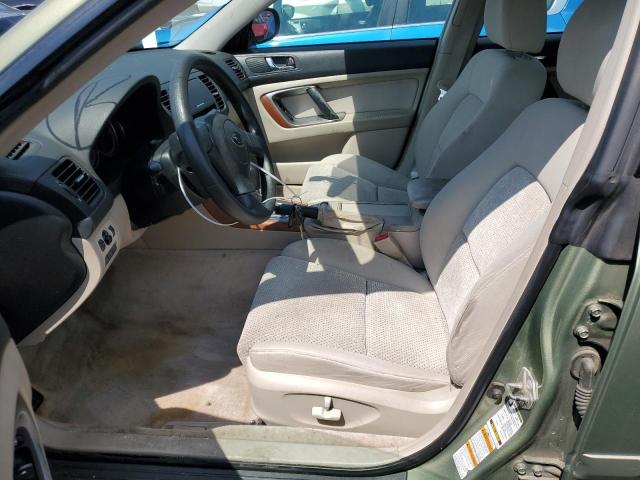 4S4BP61C157311110 - 2005 SUBARU LEGACY OUTBACK 2.5I GREEN photo 7