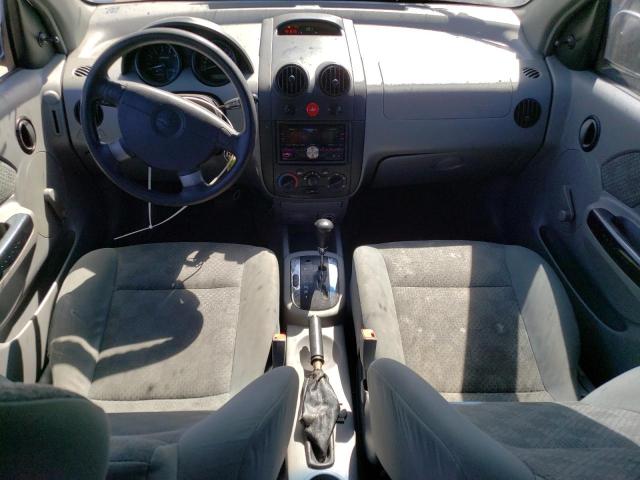 KL1TD62635B345015 - 2005 CHEVROLET AVEO BASE Gümüş foto 8