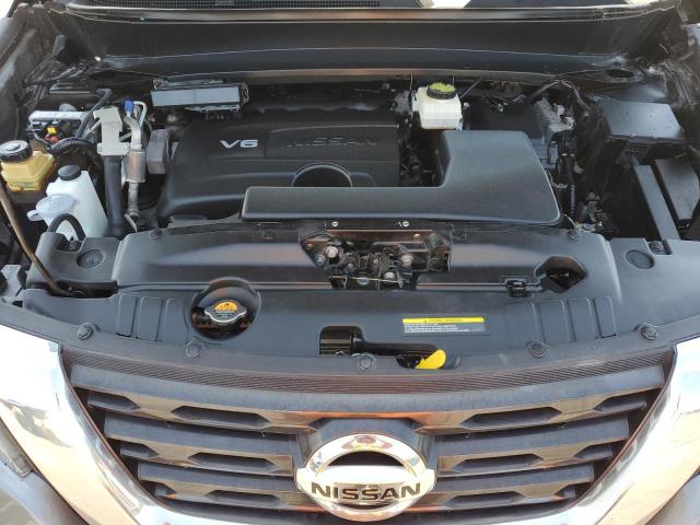 5N1DR2MN9KC645428 - 2019 NISSAN PATHFINDER S Մոխրագույն լուսանկար 12