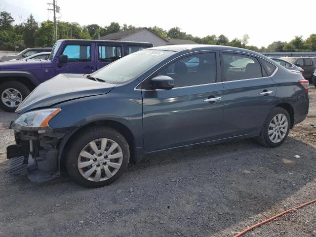 3N1AB7AP3EL686096 - 2014 NISSAN SENTRA S CHARCOAL photo 1