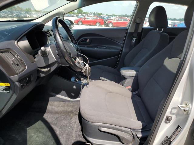 KNADN4A32F6450853 - 2015 KIA RIO EX SILVER photo 7