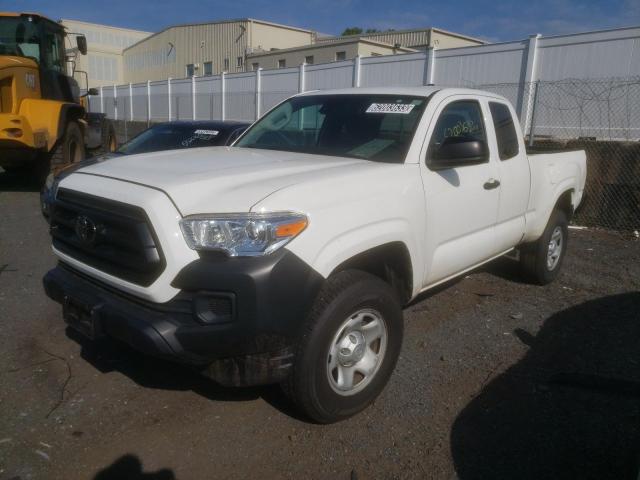 3TYRX5GN8MT010638 - 2021 TOYOTA TACOMA ACCESS CAB თეთრი ფოტო 1