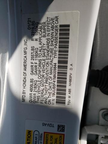 19UUB5F41MA009844 - 2021 ACURA TLX TECHNOLOGY WHITE photo 13