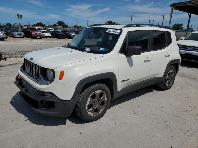 ZACCJAAT2GPD74137 - 2016 JEEP RENEGADE SPORT WHITE photo 1