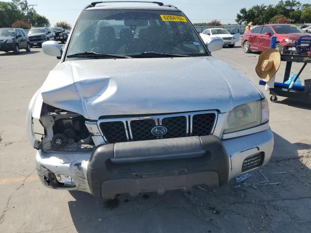 JF1SF65682H713665 - 2002 SUBARU FORESTER S ვერცხლისფერი ფოტო 5