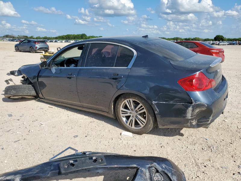 JN1DV6AP7CM812610 - 2012 INFINITI G25 BASE Mavi foto 2