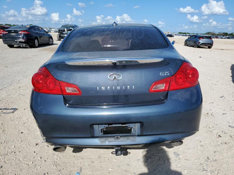 JN1DV6AP7CM812610 - 2012 INFINITI G25 BASE Mavi foto 6