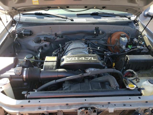 5TBBT44111S138289 - 2001 TOYOTA TUNDRA ACCESS CAB Gris photo 11