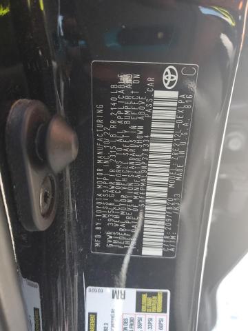 5YFEPMAE9NP378334 - 2022 TOYOTA COROLLA LE 黑色 照片 12