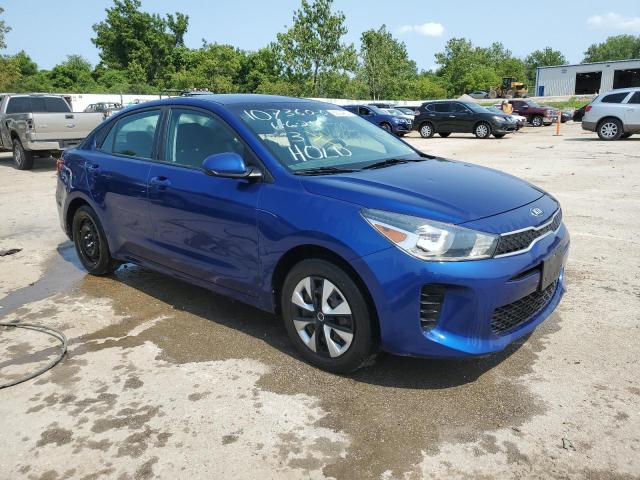 3KPA24AB5KE205572 - 2019 KIA RIO S BLUE photo 4