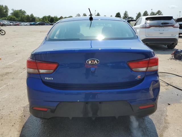 3KPA24AB5KE205572 - 2019 KIA RIO S BLUE photo 6