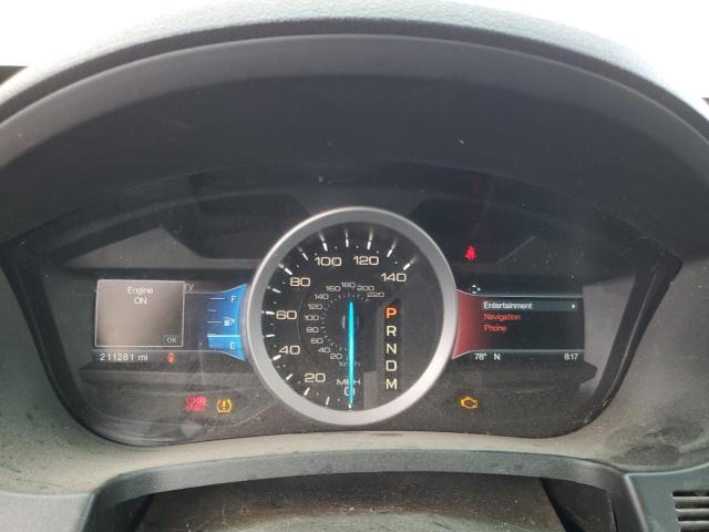 1FM5K8GT6EGC46687 - 2014 FORD EXPLORER SPORT WHITE photo 9