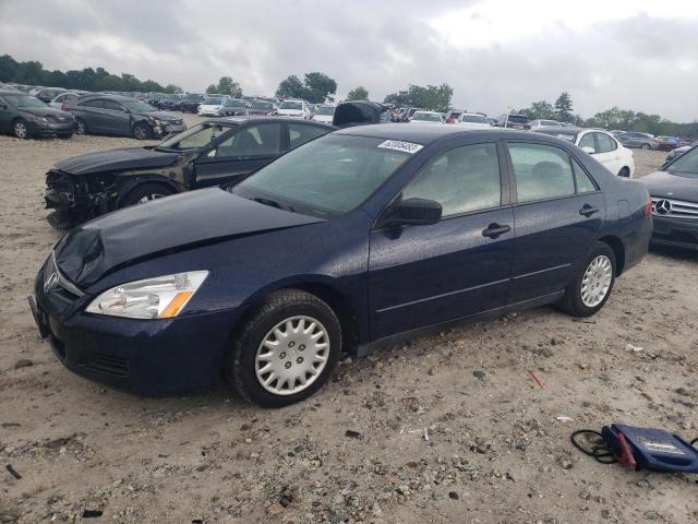1HGCM56167A198426 - 2007 HONDA ACCORD VALUE BLUE photo 1