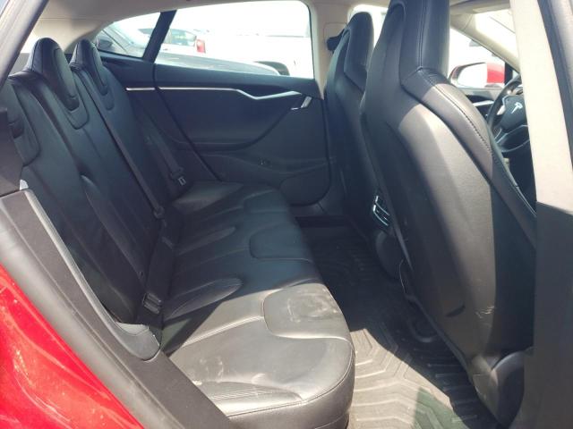 5YJSA1H10EFP41895 - 2014 TESLA MODEL S 红色 照片 10