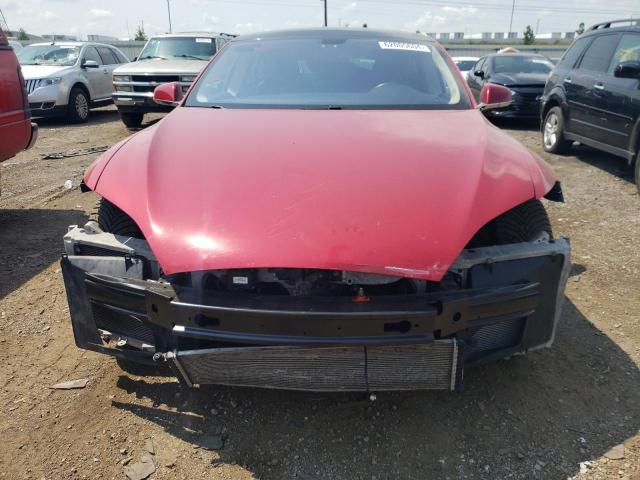 5YJSA1H10EFP41895 - 2014 TESLA MODEL S 红色 照片 5