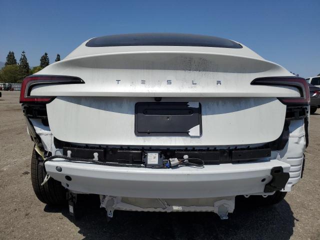 5YJ3E1EA1SF992532 - 2025 TESLA MODEL 3 WHITE photo 6