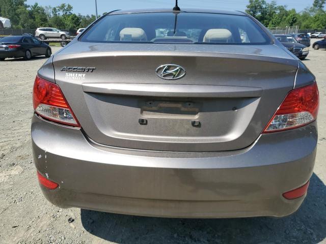 KMHCU4AEXDU340222 - 2013 HYUNDAI ACCENT GLS GRAY photo 6