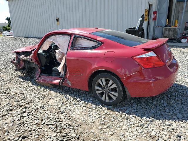 1HGCS12858A008795 - 2008 HONDA ACCORD EXL RED photo 2