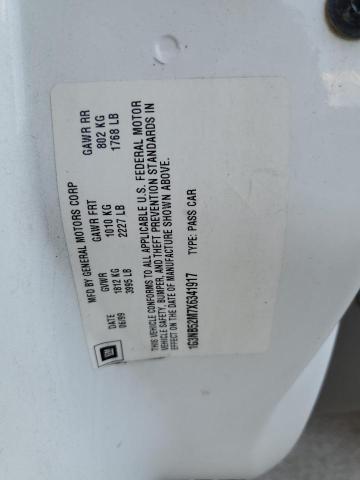 1G3NB52M7X6341917 - 1999 OLDSMOBILE CUTLASS GL WHITE photo 13