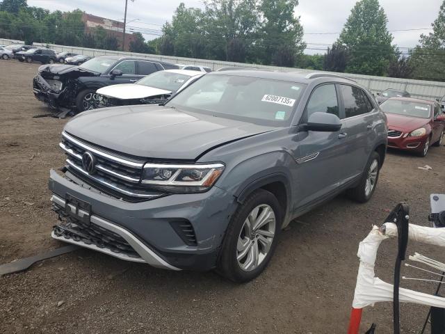 1V21E2CA2LC217394 - 2020 VOLKSWAGEN ATLAS CROS SE GRAY photo 1